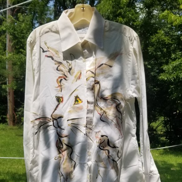 Creative Artwear Lion theme blouse - Picture 1 of 9